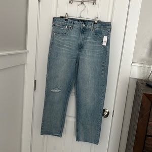 NWT GAP Sky High Straight Denim
